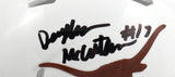 Daylan McCutcheon Autographed Texas Longhorns Speed Mini Helmet - Beckett W Holo
