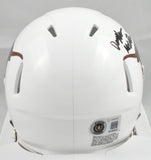 Daylan McCutcheon Autographed Texas Longhorns Speed Mini Helmet - Beckett W Holo