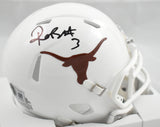 Rasheem Biles Autographed Texas Longhorns Speed Mini Helmet - Beckett W Holo