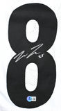 Pat Freiermuth Autographed White Pro Style Jersey - Beckett W Hologram