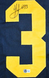 Jack Sawyer Autographed Black and Yellow Pro Style Jersey - Beckett Holo *L3