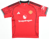 Bruno Fernandes Autographed Manchester United Home Soccer Jersey #8- Beckett W*L