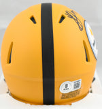 Jack Sawyer Autographed Steelers Alt 25 Speed Mini Helmet - Beckett W Holo