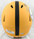 Jack Sawyer Autographed Steelers F/S Alt 2025 Speed Helmet - Beckett W Holo