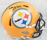 Jack Sawyer Signed Pittsburgh Steelers F/S Gold Speed Helmet - Beckett W Holo