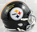 Joe Greene Autographed Steelers F/S 63-76 Speed Helmet - Beckett W Holo