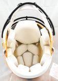 Rico Dowdle Autographed Steelers F/S Gold Speed Authentic Helmet- Beckett W Holo
