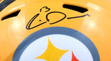 Rico Dowdle Autographed Pittsburgh Steelers F/S Gold Speed Helmet-Beckett W Holo