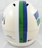 Sam Darnold Autographed Seattle Seahawks F/S Retro Speed Helmet - Beckett W Holo