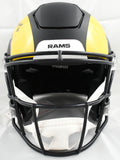 Torry Holt Autographed Rams F/S Rivalries Speedflex Helmet - Beckett W Holo