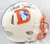 Patrick Surtain II Signed Broncos F/S Retro Speed Authentic Helmet - Beckett W