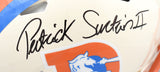 Patrick Surtain II Signed Broncos F/S Retro Speed Authentic Helmet - Beckett W