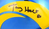Torry Holt Autographed Rams Speed Mini Helmet - Beckett W Hologram