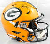 Jordan Love Autographed Green Bay Packers F/S Speedflex Helmet - Beckett W Holo