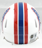 Earl Campbell Autographed Houston Oilers Speed Mini Helmet- Beckett W Holo *Blue