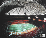 Earl Campbell Autographed Houston Oilers 8x10 Astrodome Photo-Beckett W Holo #1