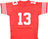 Brock Purdy Autographed Red Pro Style Jersey - Beckett W Hologram *Black