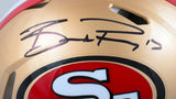 Brock Purdy Autographed San Francisco 49ers F/S Speed Authentic Helmet-Beckett W
