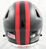 Brock Purdy Autographed 49ers F/S Rivalries Speedflex Helmet - Beckett W Holo