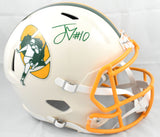 Jordan Love Autographed Green Bay Packers F/S Retro Speed Helmet- Beckett W Holo