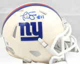 Phil Simms Autographed New York Giants Retro Speed Mini Helmet - JSA W