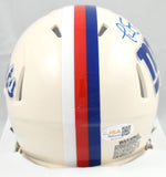 Phil Simms Autographed New York Giants Retro Speed Mini Helmet - JSA W