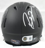 Ray Lewis Autographed Baltimore Ravens Alt 2026 Speed Mini Helmet-Beckett W Holo