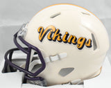 Adrian Peterson Autographed Vikings Retro Speed Mini Helmet - Beckett W Hologram