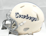 Emmitt Smith Autographed Dallas Cowboys Retro Speed Mini Helmet - Beckett W Holo