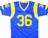 Jerome Bettis Autographed Blue Pro Style Jersey - Beckett W Hologram