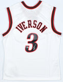 Allen Iverson Autographed 76ers Mitchell & Ness Jersey - Beckett W Hologram