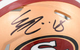 Eddie Pineiro Autographed San Francisco 49ers Speed Mini Helmet - Beckett W Holo