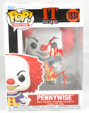 Tim Curry Autographed Pennywise IT the Movie Funko Pop #1834 - Beckett W Holo