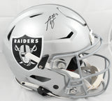 Ashton Jeanty Autographed Las Vegas Raiders F/S Speedflex Helmet- Beckett W Holo