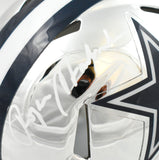 Roger Staubach Autographed Dallas Cowboys Chrome Speed Mini Helmet - Beckett W