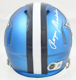 Roger Staubach Autographed Dallas Cowboys Blaze Speed Mini Helmet - Beckett W