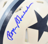 Roger Staubach Autographed Dallas Cowboys Retro Speed Mini Helmet - Beckett W