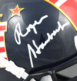Roger Staubach Autographed Navy DTOM Mini Helmet - Beckett W Hologram