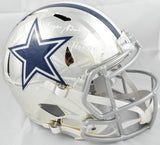 Roger Staubach Autographed Dallas Cowboys F/S Chrome Speed Helmet - Beckett W