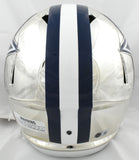Roger Staubach Autographed Dallas Cowboys F/S Chrome Speed Helmet - Beckett W