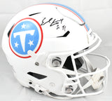 Earl Campbell Autographed Titans F/S 2026 Speedflex Helmet - Beckett W Hologram