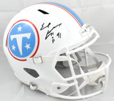 Earl Campbell Autographed Tennessee Titans F/S 2026 Speed Helmet-Beckett W Holo