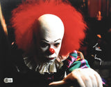 Tim Curry Autographed IT 11x14 Pennywise Photo - Beckett Hologram