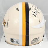 Warren Moon Autographed Vikings Retro Speed Mini Helmet HOF - Beckett W Holo