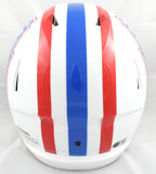 Warren Moon Autographed Houston Oilers F/S 75-80 Speed Helmet HOF-Beckett W Holo