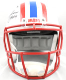 Warren Moon Autographed Houston Oilers F/S 81-98 Speed Helmet HOF-Beckett W Holo