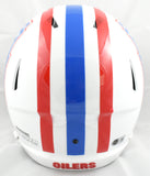 Warren Moon Autographed Houston Oilers F/S 81-98 Speed Helmet HOF-Beckett W Holo