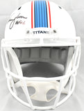Warren Moon Autographed Titans F/S 2026 Speed Helmet HOF - Beckett W Hologram