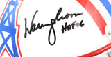Warren Moon Autographed Oilers F/S Speed Authentic Helmet HOF - Beckett W Holo