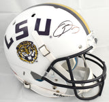 Odell Beckham Jr. Autographed LSU Tigers F/S White Schutt Helmet - JSA